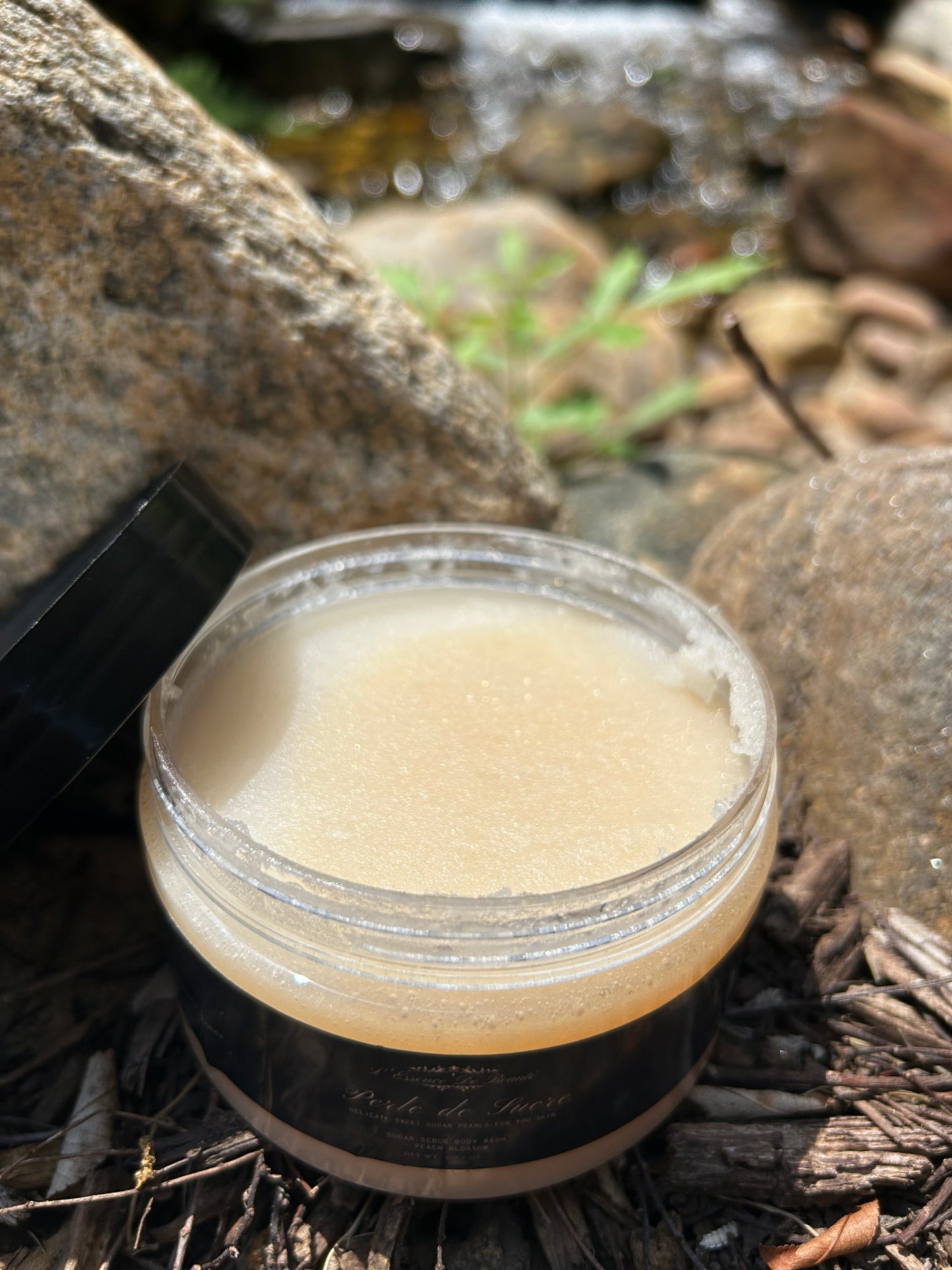 Perle de Sucre Peach Blossom-Sugar Scrub Wash