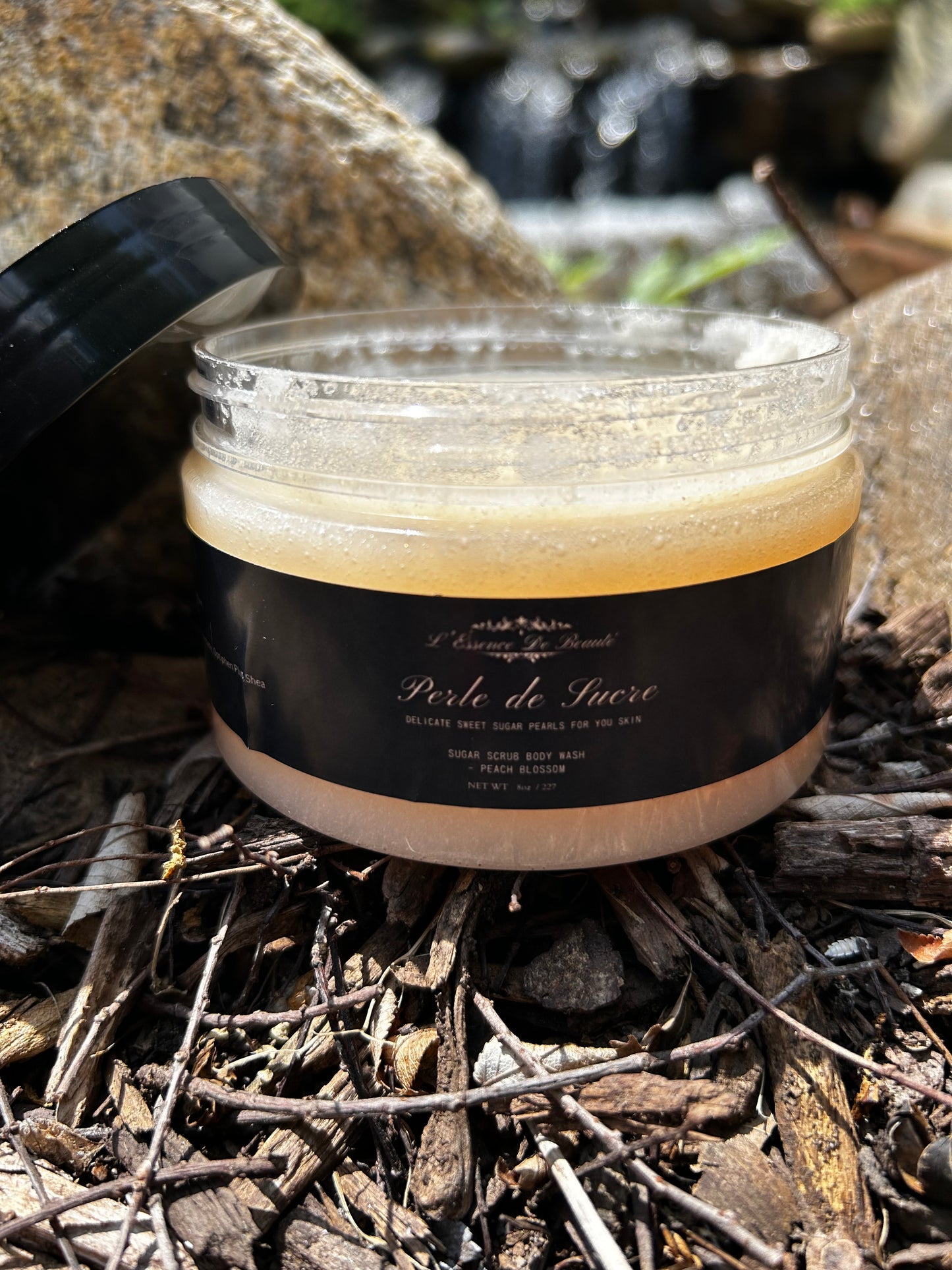 Perle de Sucre Peach Blossom-Sugar Scrub Wash