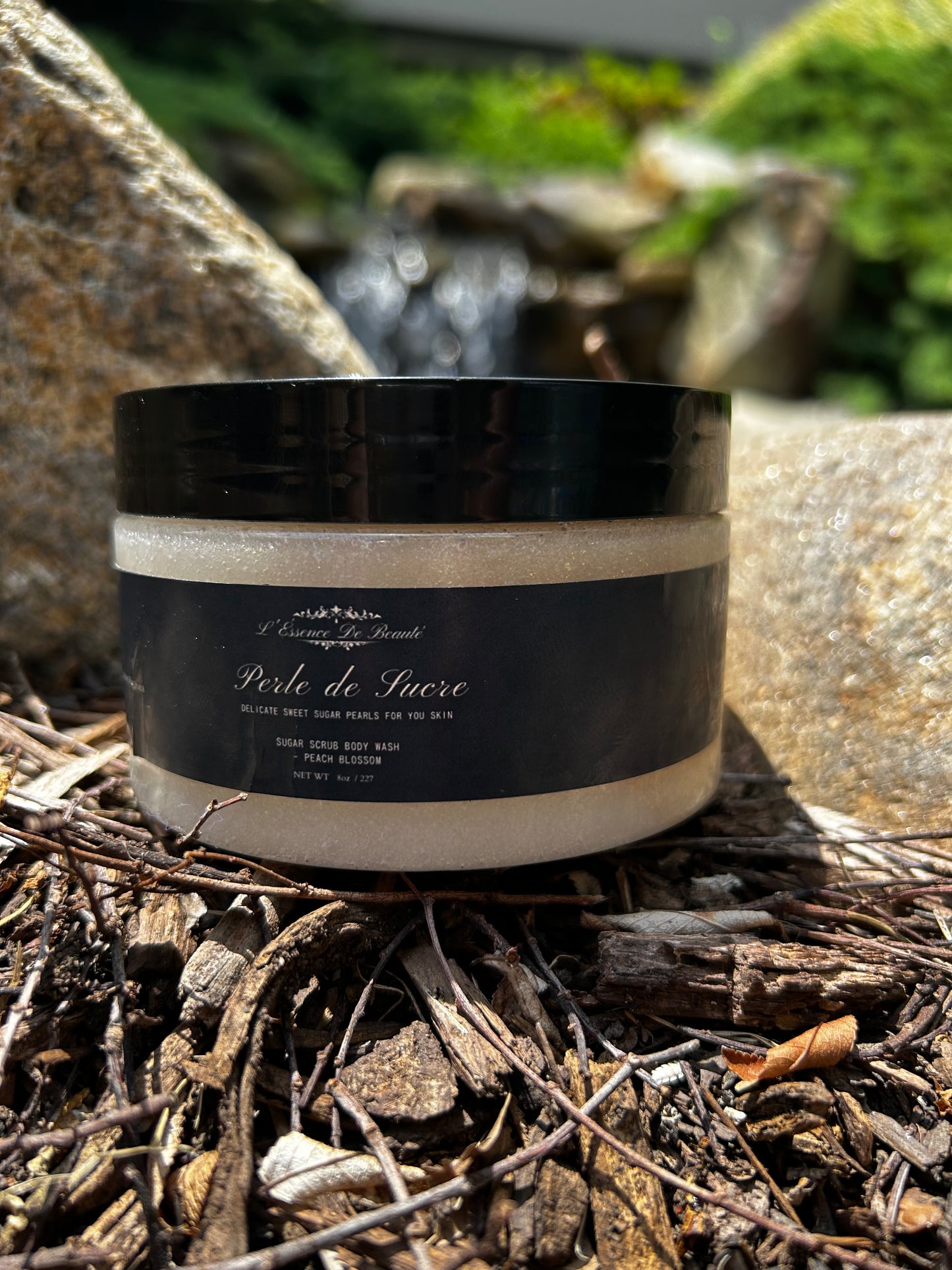 Perle de Sucre Peach Blossom-Sugar Scrub Wash