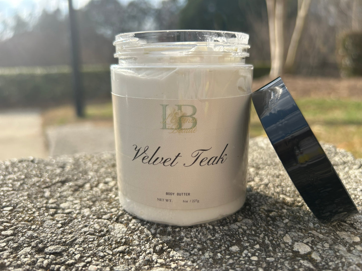 Velvet Teak Butter  Men’s Body Butter for Eczema & Dry Skin Relief  Mahogany Teakwood